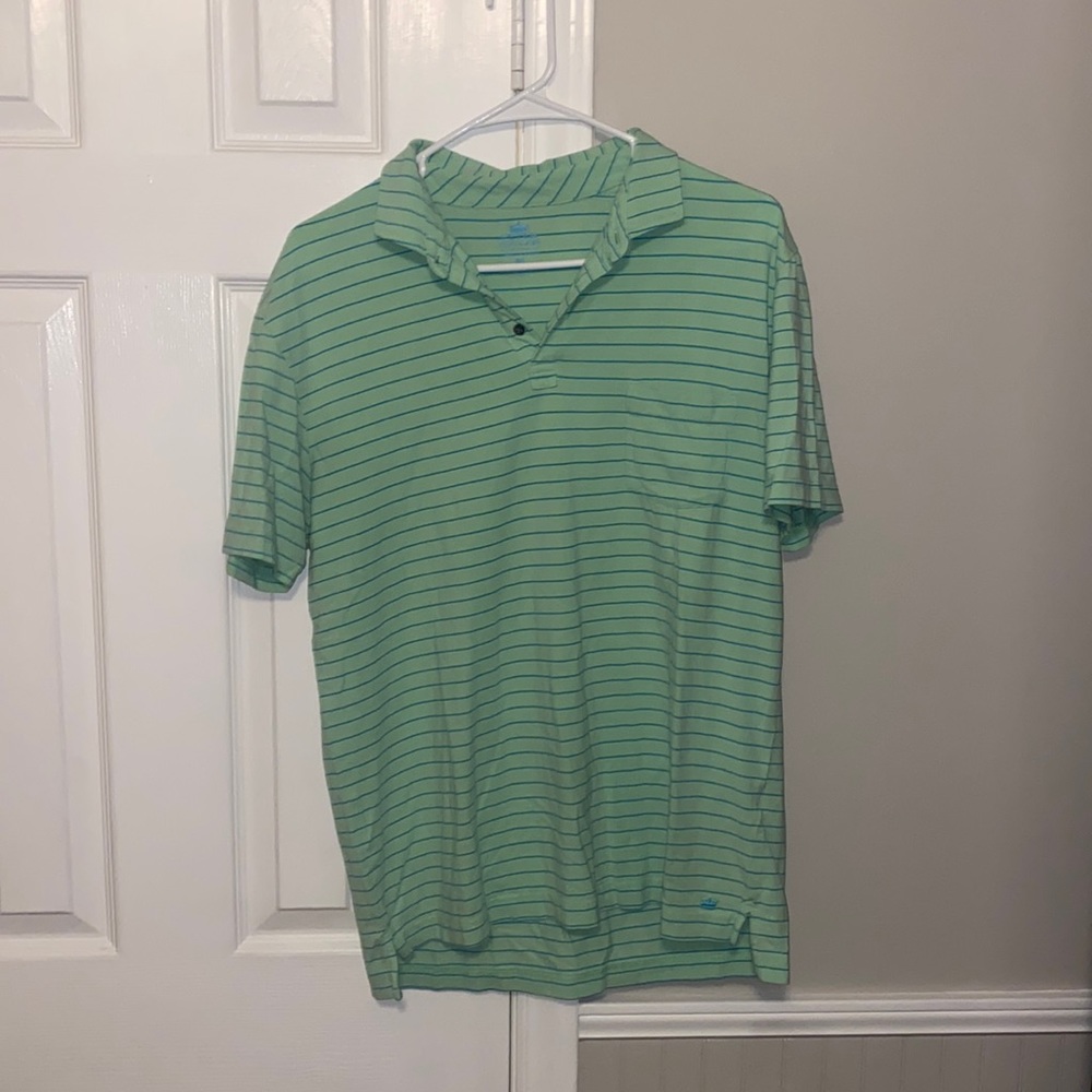 Peter Millar polo shirt green size medium